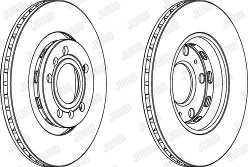 Jurid 562514JC - Спирачен диск vvparts.bg