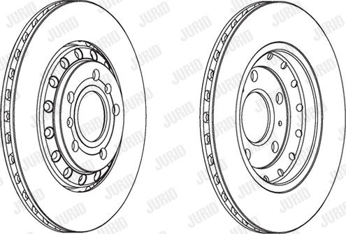 Jurid 562518JC - Спирачен диск vvparts.bg