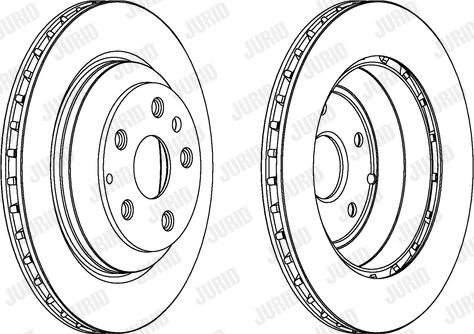 Jurid 562513JC - Спирачен диск vvparts.bg