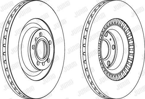 Jurid 562517JC - Спирачен диск vvparts.bg