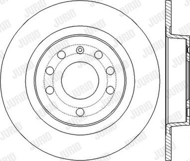 Jurid 562581JC-1 - Спирачен диск vvparts.bg