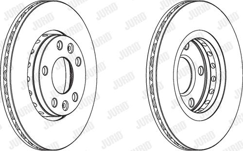 Jurid 562529JC-1 - Спирачен диск vvparts.bg