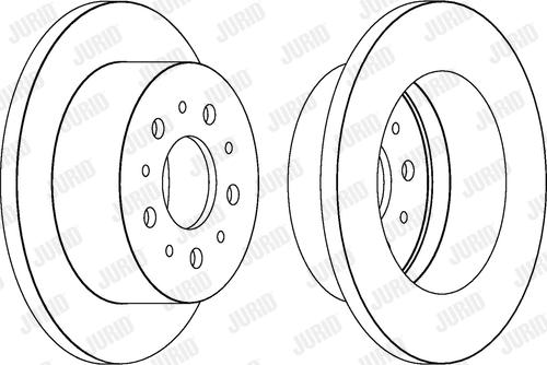 Jurid 562526JC-1 - Спирачен диск vvparts.bg