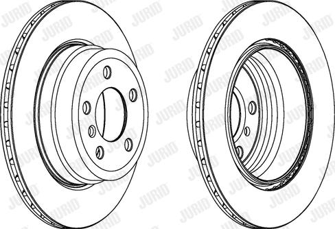 Jurid 562521JC-1 - Спирачен диск vvparts.bg