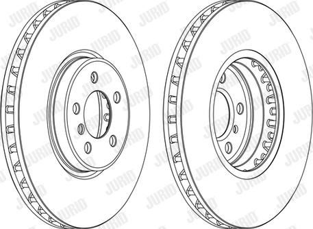 Jurid 562522JC-1 - Спирачен диск vvparts.bg