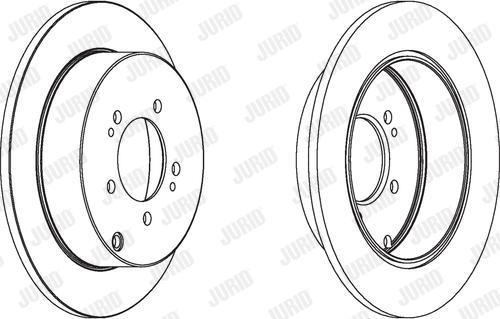 Jurid 562527JC - Спирачен диск vvparts.bg