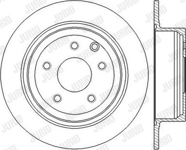 Jurid 562576JC - Спирачен диск vvparts.bg