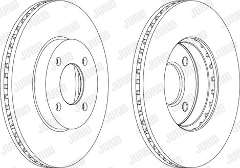 Jurid 562693JC-1 - Спирачен диск vvparts.bg