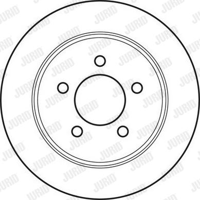 Jurid 562646JC-1 - Спирачен диск vvparts.bg