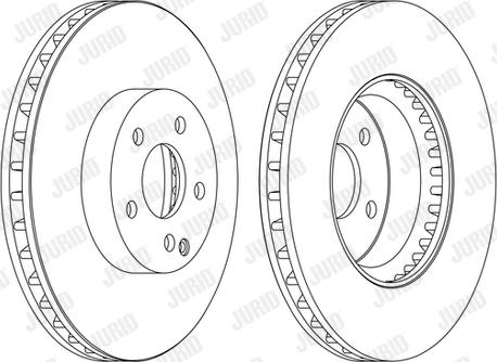 Jurid 562647JC-1 - Спирачен диск vvparts.bg