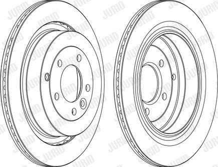 Jurid 562657JC - Спирачен диск vvparts.bg