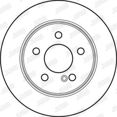 Jurid 562664JC - Спирачен диск vvparts.bg