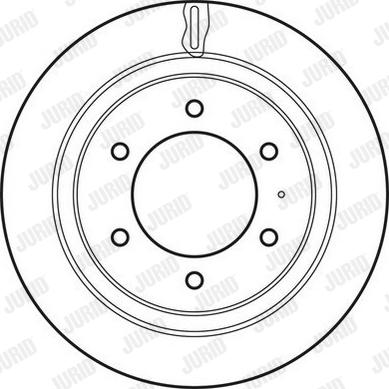 Jurid 562665JC-1 - Спирачен диск vvparts.bg