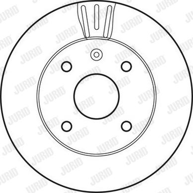 Jurid 562662J-1 - Спирачен диск vvparts.bg