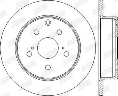 Jurid 562601JC-1 - Спирачен диск vvparts.bg