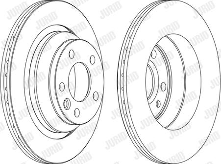 Jurid 562603JC-1 - Спирачен диск vvparts.bg