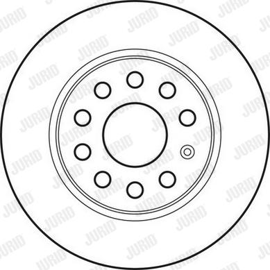 Jurid 562614JC-1 - Спирачен диск vvparts.bg