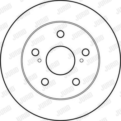 Jurid 562617JC - Спирачен диск vvparts.bg