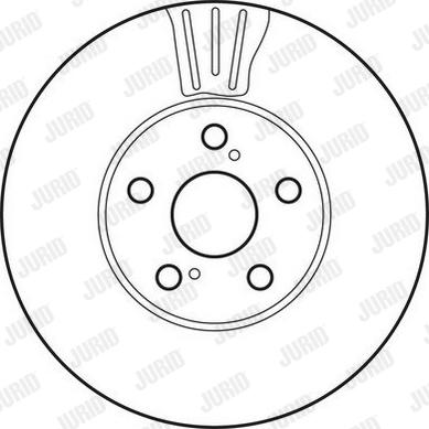 Jurid 562683JC - Спирачен диск vvparts.bg