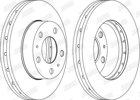 Jurid 562630JC - Спирачен диск vvparts.bg