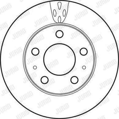 Jurid 562630JC - Спирачен диск vvparts.bg