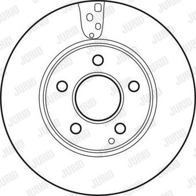 Jurid 562637JC-1 - Спирачен диск vvparts.bg