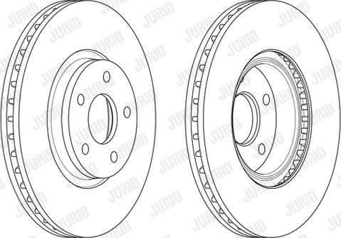 Jurid 562624JC-1 - Спирачен диск vvparts.bg