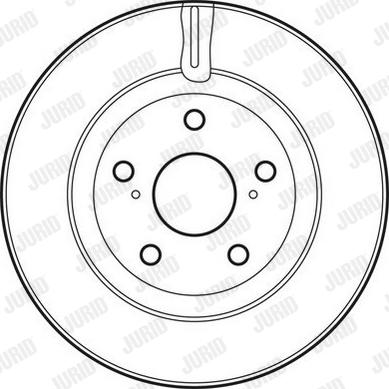 Jurid 562621JC-1 - Спирачен диск vvparts.bg