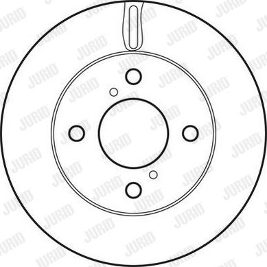 Jurid 562674JC - Спирачен диск vvparts.bg