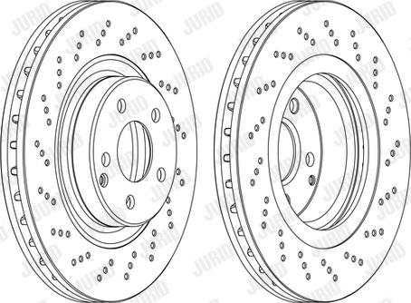 Jurid 562673JC - Спирачен диск vvparts.bg