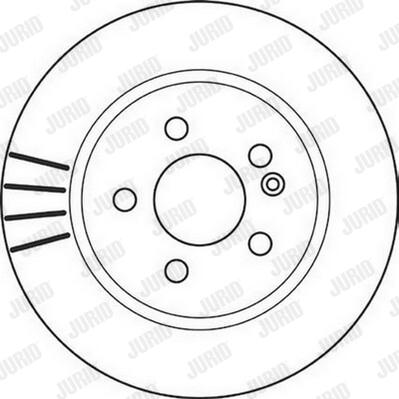 Jurid 562099J-1 - Спирачен диск vvparts.bg