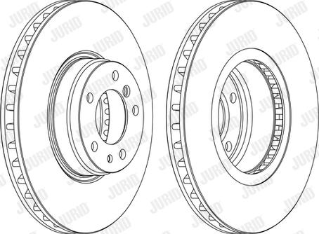 Jurid 562091J - Спирачен диск vvparts.bg