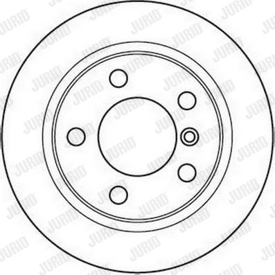 Jurid 562093J - Спирачен диск vvparts.bg