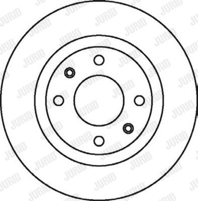 Jurid 562044J - Спирачен диск vvparts.bg