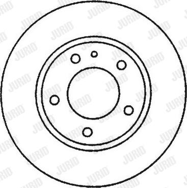 Jurid 562051J-1 - Спирачен диск vvparts.bg