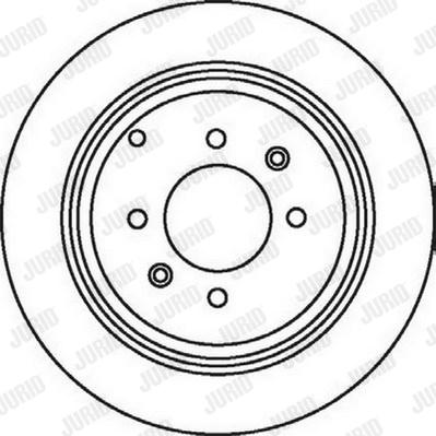 Jurid 562042J - Спирачен диск vvparts.bg