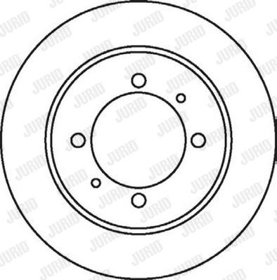 Jurid 562059JC - Спирачен диск vvparts.bg