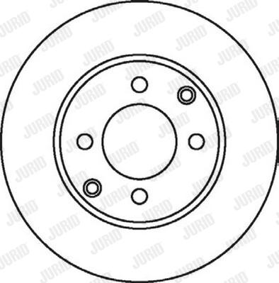 Jurid 562055JC-1 - Спирачен диск vvparts.bg