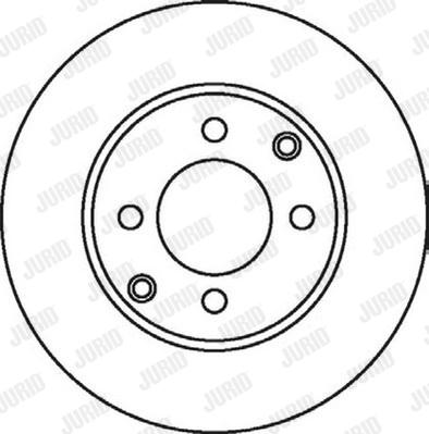 Jurid 562055J - Спирачен диск vvparts.bg