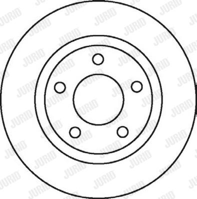 Jurid 562060JC-1 - Спирачен диск vvparts.bg