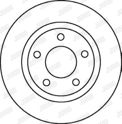 Jurid 562060J - Спирачен диск vvparts.bg