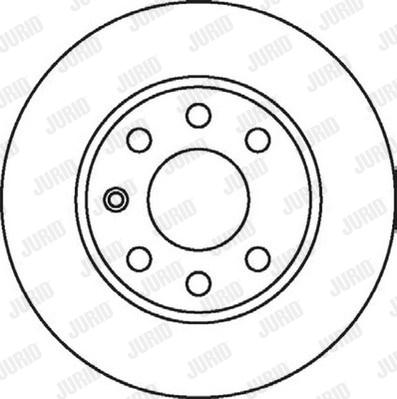 Jurid 562068J - Спирачен диск vvparts.bg