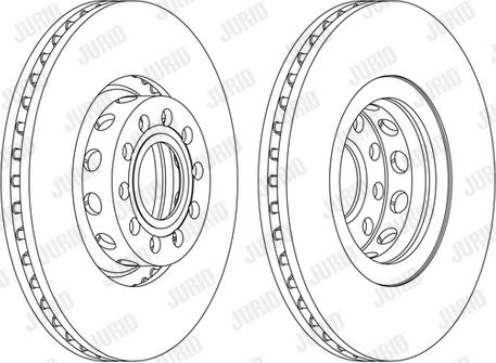 Jurid 562002J - Спирачен диск vvparts.bg