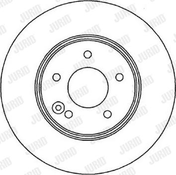 Jurid 562034JC-1 - Спирачен диск vvparts.bg