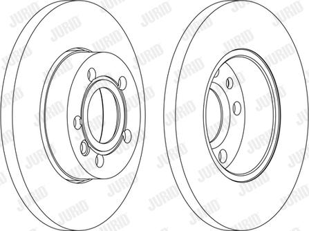 Jurid 562079JC-1 - Спирачен диск vvparts.bg