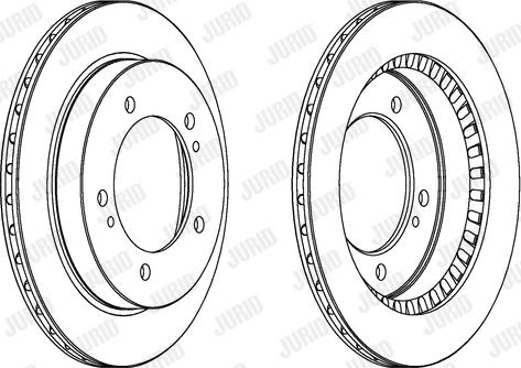 Jurid 562075JC - Спирачен диск vvparts.bg