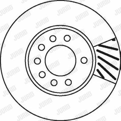 Jurid 562070J - Спирачен диск vvparts.bg