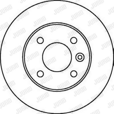 Jurid 562071J - Спирачен диск vvparts.bg