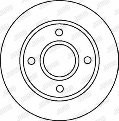 Jurid 562078JC-1 - Спирачен диск vvparts.bg