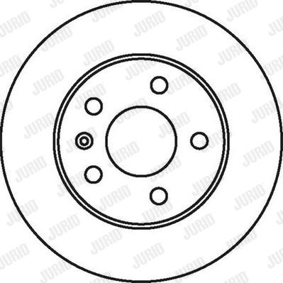 Jurid 562072JC - Спирачен диск vvparts.bg